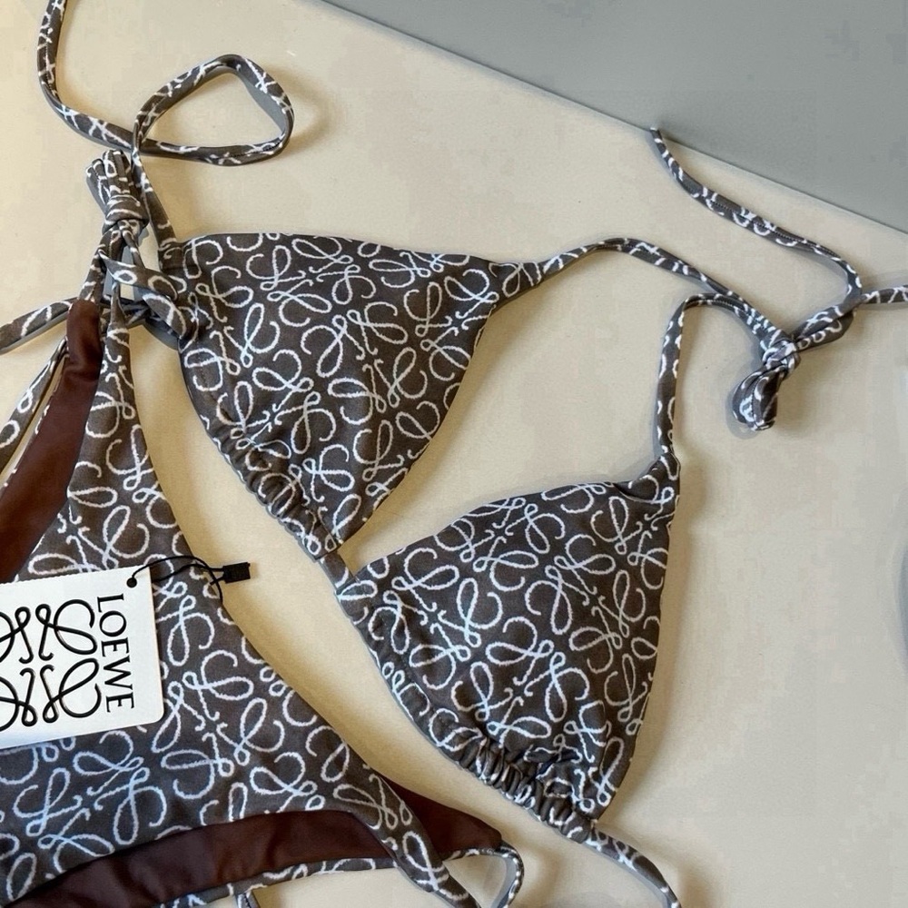 Loewe Patterned Brown Bikini - image 3